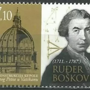 Croatia/Vatican year 2011 stamp Ruger Boskovic (Architect)-Joint issue