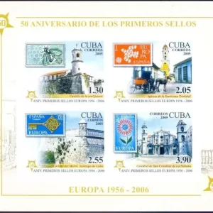 Cuba 2006 stamps Europa CEPT MSS Architecture set MNH