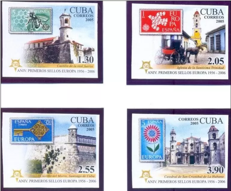 Cuba 2006 stamps Europa CEPT MSS Architecture set MNH