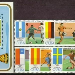 Cuba 1986 Soccer - World Cup set MNH stamps