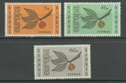 Cyprus 1965 – Europa set MNH