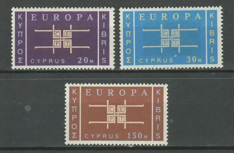 Cyprus year 1963 Europa stamps MNH