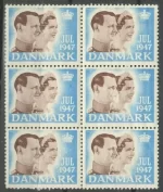 Denmark Christmas Seal 1947 MNH block