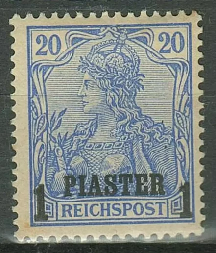 German post abroad Turkey 1900 1 piaster Mi 14 MH