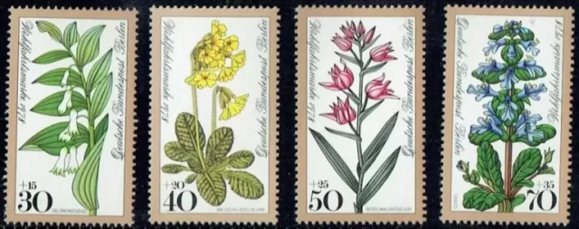 Germany Berlin (West) 1978 Forest flowers postage stamp