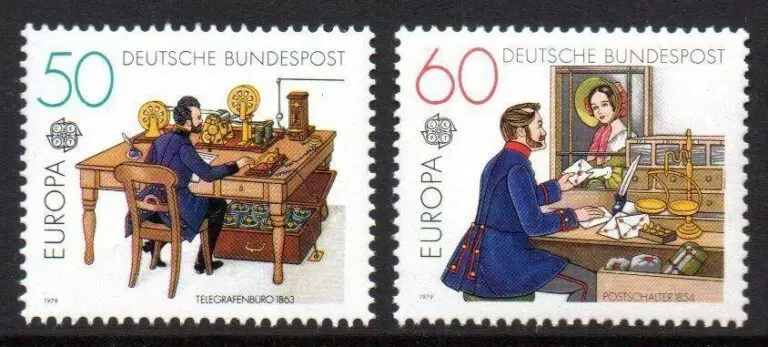 Germany Berlin (West) year 1979 stamps Europa Cept