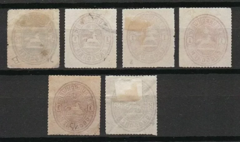 Germany Braunschweig 1865 stamps