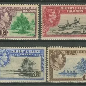 Gilbert & Ellice year 1937/39 stamps Local Motives