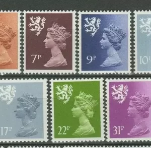 Great Britain 1971/90 Scotland – Regional issues / Machines MNH