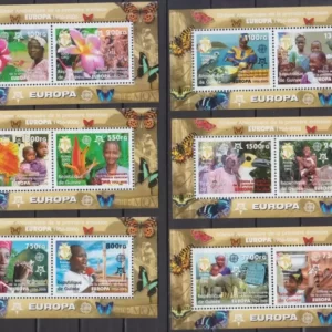 Guinee 2006 Europa CEPT flowers cultures MSS set MNH