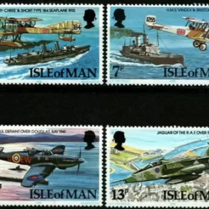 Isle of Man 1978 Military aircraft Mint never hinged