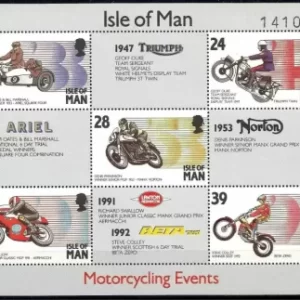 Isle Of Man 1993 Moto races MNH stamps