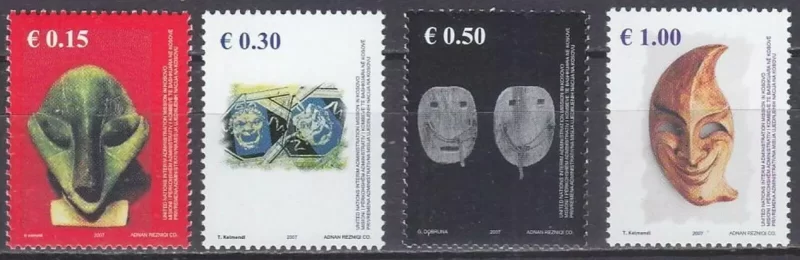 Kosovo 2007 Masks and Masquerades MNH stamps