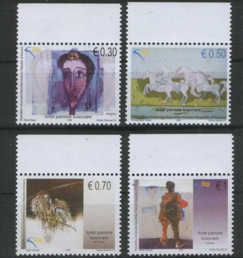 Kosovo 2009 Visual Art set MNH postage stamps