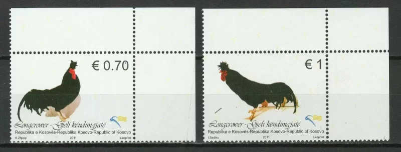 Kosovo 2011 Fauna – Birds Roosters MNH stamps