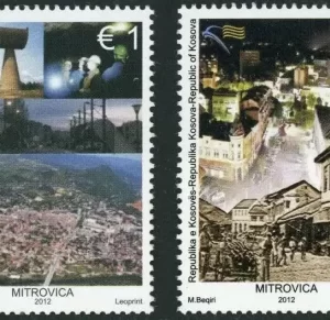 Kosovo 2012 Views of Mitrovica MNH stamps