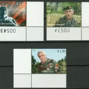 Kosovo 2017 Personalities stamps