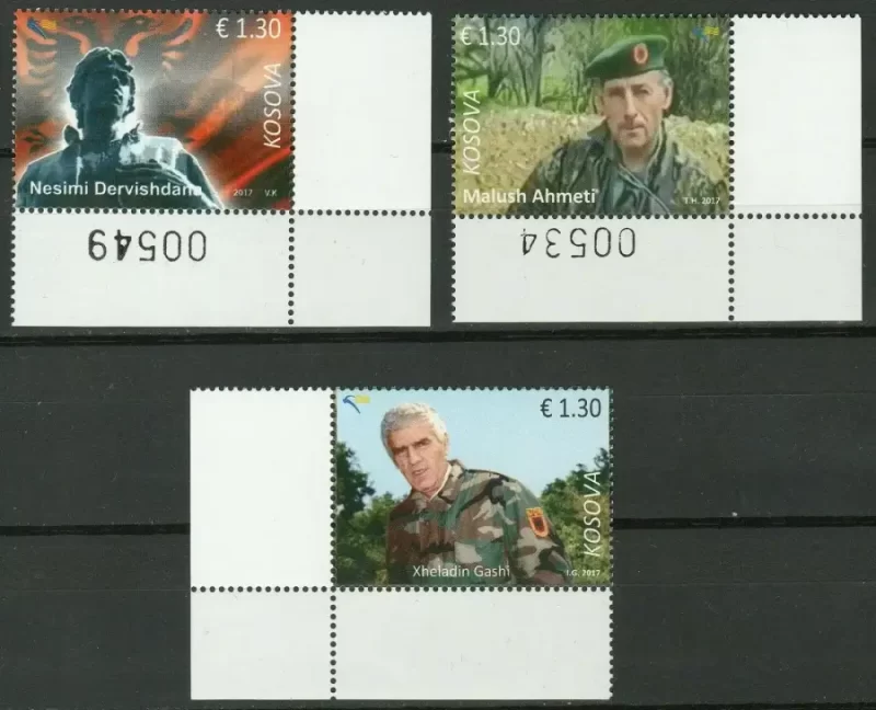 Kosovo 2017 Personalities stamps