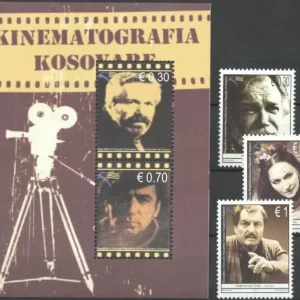 Kosovo year 2010 Cinema Movies, Movie Stars stamp