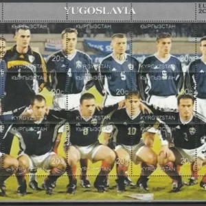 Kyrgyzstan 2000 Football Team Yugoslavia MSS