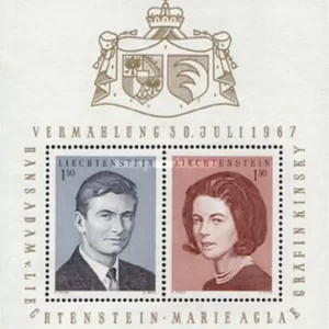 Liechtenstein 1960/1964 Prince & princess portrait stamps MSS MNH