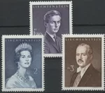 Liechtenstein 1960/1964 Prince & princess portrait stamps