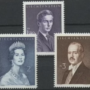 Liechtenstein 1960/1964 Prince & princess portrait stamps