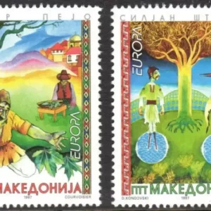 Macedonia year 1997 stamps Europa CEPT - Tales and Legends ☀ MNH**