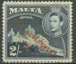 Malta 1948 – 53 2 shillings Self Government MH stamp