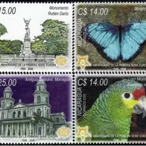 Nicaragua 2006 Europa CEPT / Fauna / Architecture set MNH