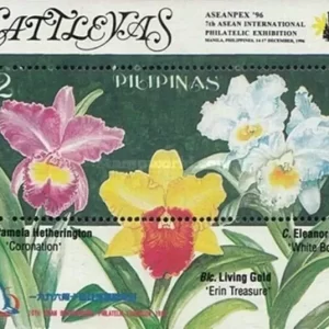 Philippines 1996 “Taipei 96” – Orchids MNH postage stamps