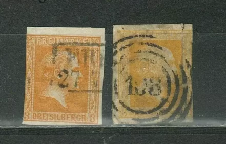 Preussen – 1857 postage stamps