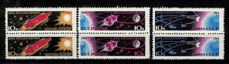 Russia 1963 MNH Set/Block MNH Space