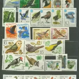 Russia Fauna – birds lot Mint never hinged stamps