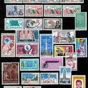 Senegal year 1960/1970 stamps MNH lot