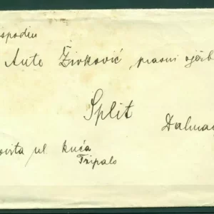 SHS – Chainbreakers year 1919/20 Letter – Zagreb