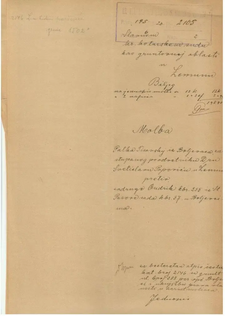 SHS – Slovenia – Chainbreakers 1919 Court document