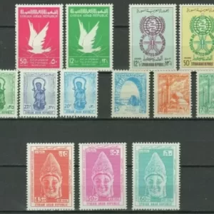 Syria 1960/1975 Lot of stamps Mint never hinged