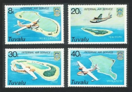 Tuvalu 1979 stamps Airplanes Internal Service full set MNH **