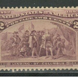 United States 1893 2 cent Landing of Columbus 1492-1892 MNH