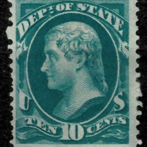 United States year 1873 stamp ☀ 10c / Michel value 160e ☀ MNG