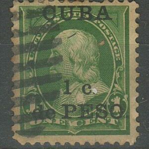 US Possessions of Cuba year 1899 1c Used stamp