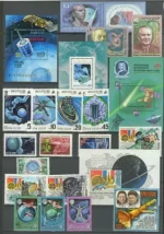 USSR Space lot stamps