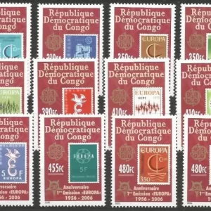 Zaire / Congo Kinshasa 2006 Europa CEPT stamps