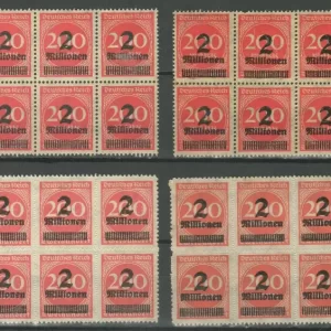 Germany Weimar Republic year 1923 stamps 2m/200 mark MNH(**)