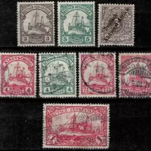 German Africa colonies MH / Used lot of postage stamps