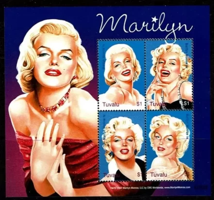 Tuvalu 2007 Marilyn Monroe stamps