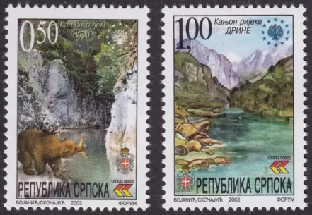 Bosnia year 2003 stamps - European Nature Protection