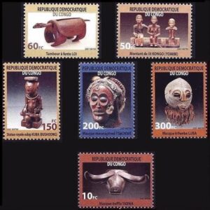 Congo year 2002 Art - Handicrafts stamps MNH set