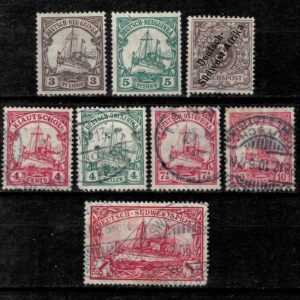 German Africa colonies MH / Used lot of postage stamps